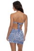 Luli Fama Americana Vibes Luxe Stitch Free Form Bandeau Top